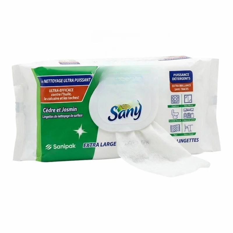Sany Lingettes Multi surfaces Cedre & Jasmin 100 Unités