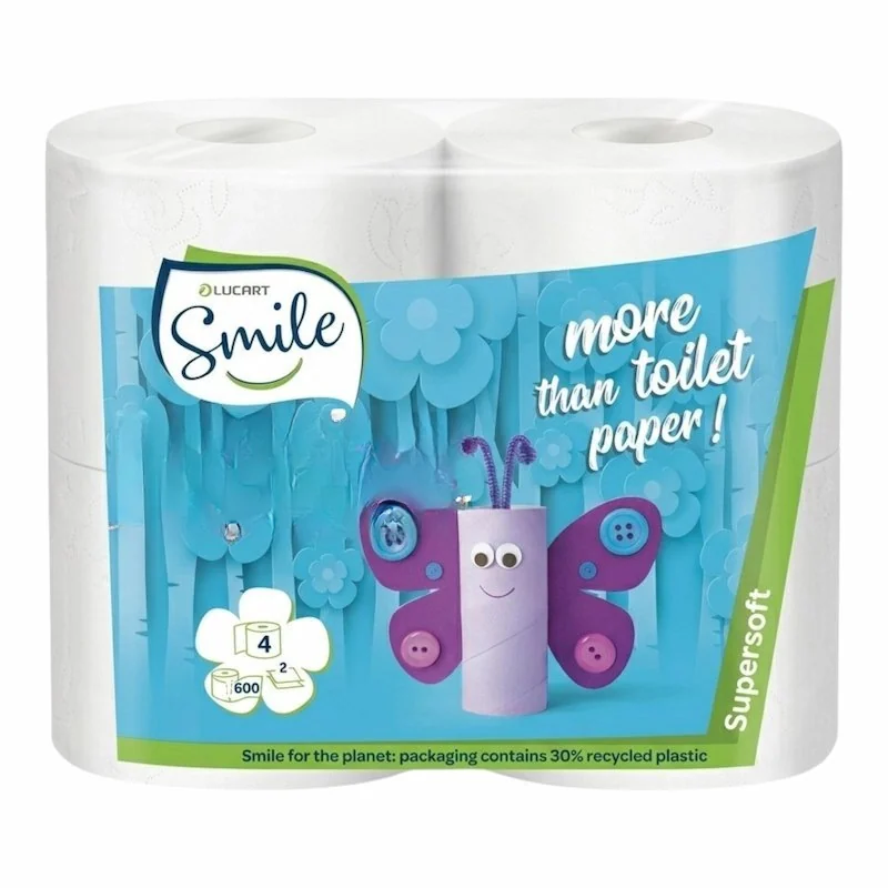 Papier Hygienique Smile 4 Rouleaux Maxi