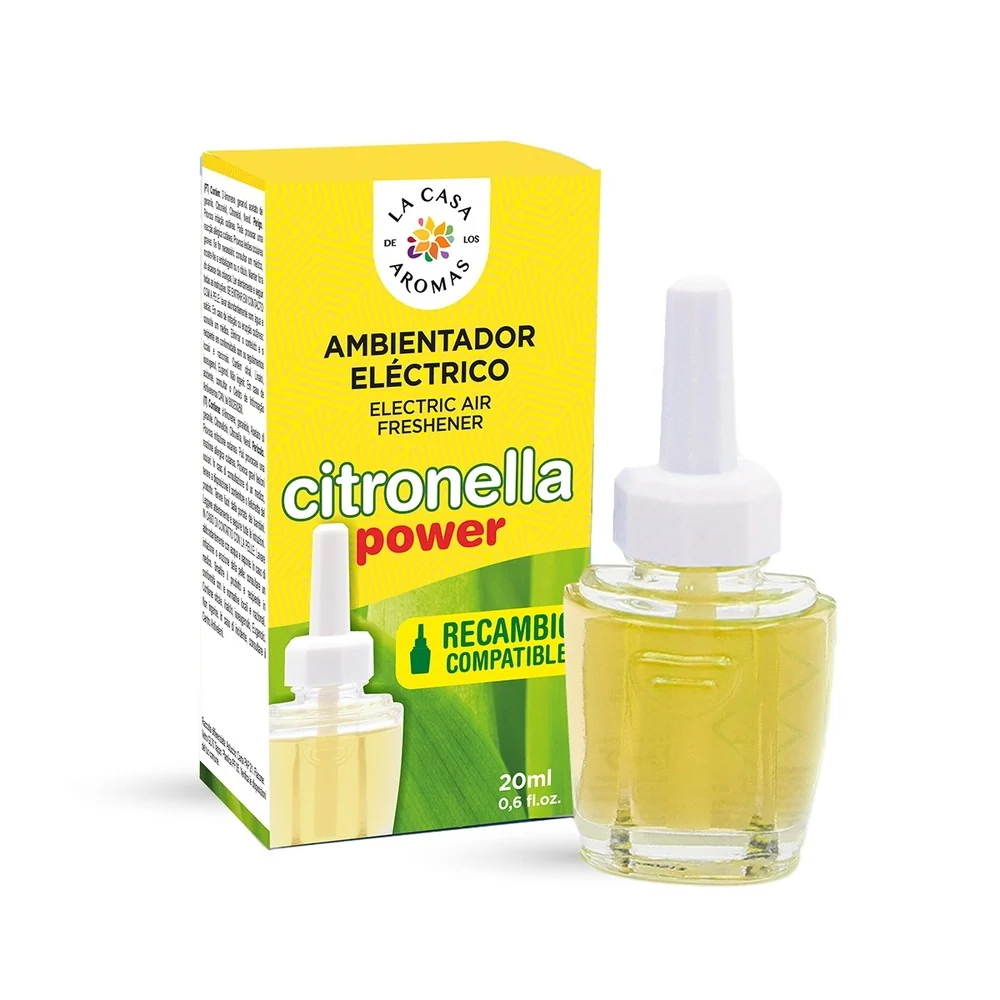 La Casa De Los Aromas – Recharge Diffuseur Electrique Citronella Power 20 ml