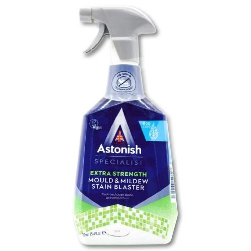 Astonish Specialist Extra Strength Anti Bacterial Mould & Mildew Blaster Spray 750 ml Nettoyant Anti Moisissures Ultra Puissant