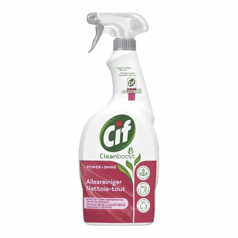 Cif Cleanboost Spray Nettoyant Multi-Usages Power & Shine 750 ml