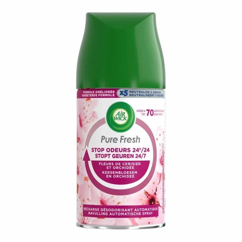 AirWick – Freshmatic Recharge Spray Automatique Pure Cherry Blossom 250 ml