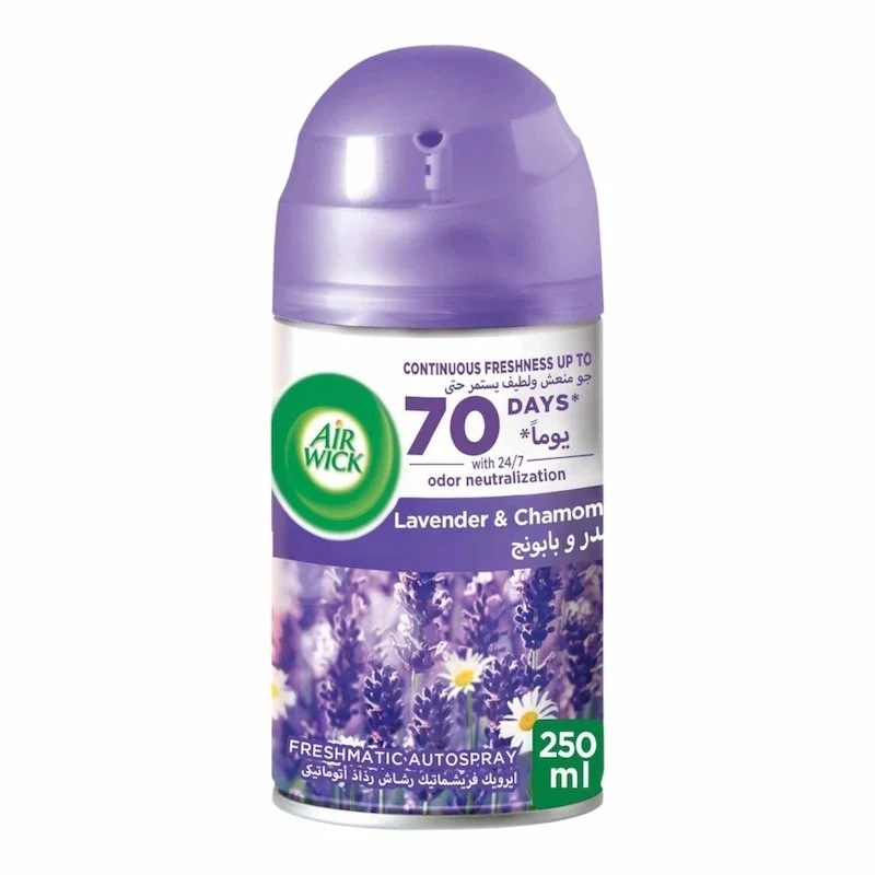 AirWick – Freshmatic Recharge Spray Automatique Lavande & Camomille 250 ml