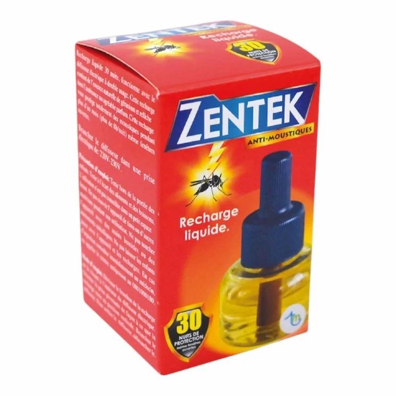 Zentek – Recharge Liquide Anti-Moustiques 30 Nuits