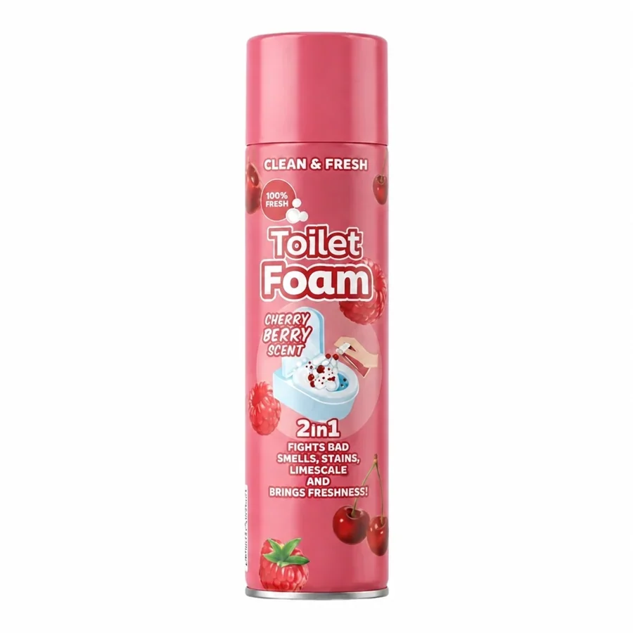 Clean & Fresh Toilet Foam Cherry Berry 750 ml