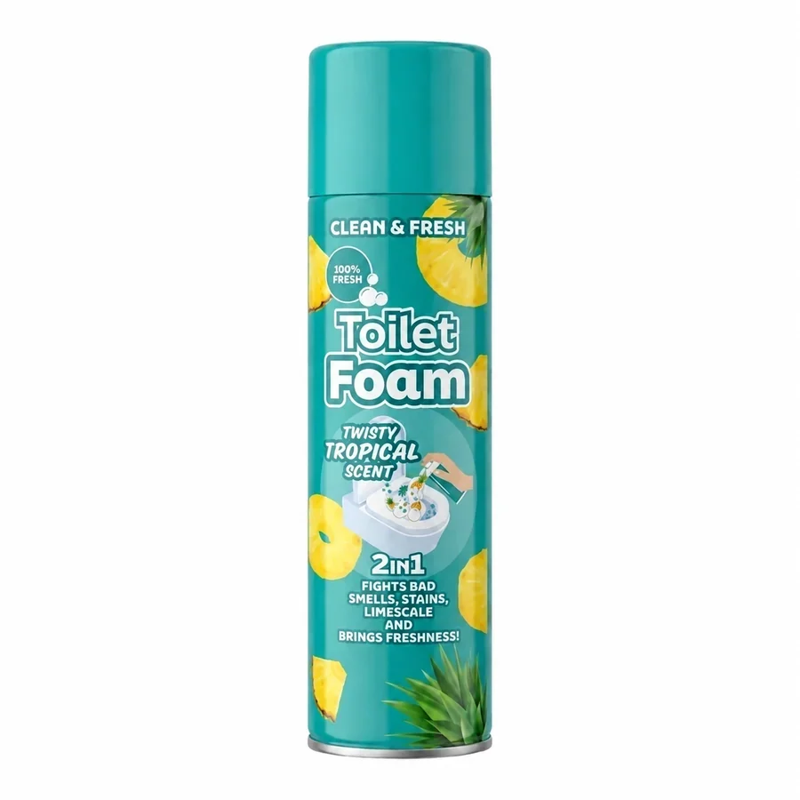 Clean & Fresh Mousse Nettoyante WC Twisty Tropical 750 ml