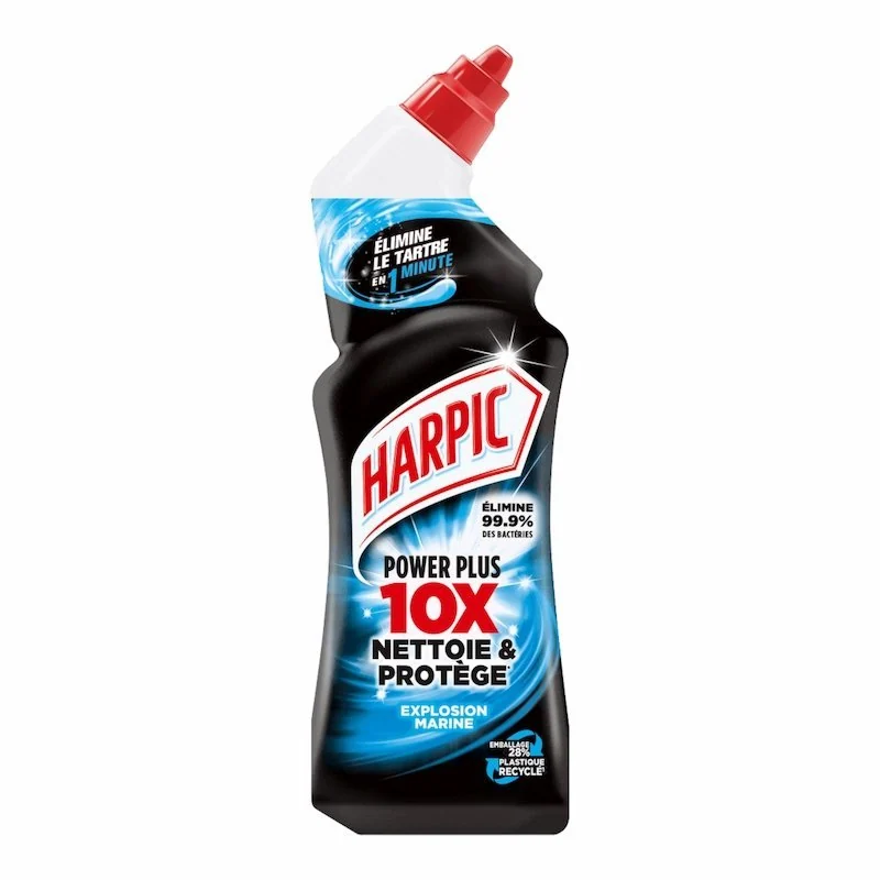 Harpic – Gel Nettoyant WC Explosion Marine 750 ml