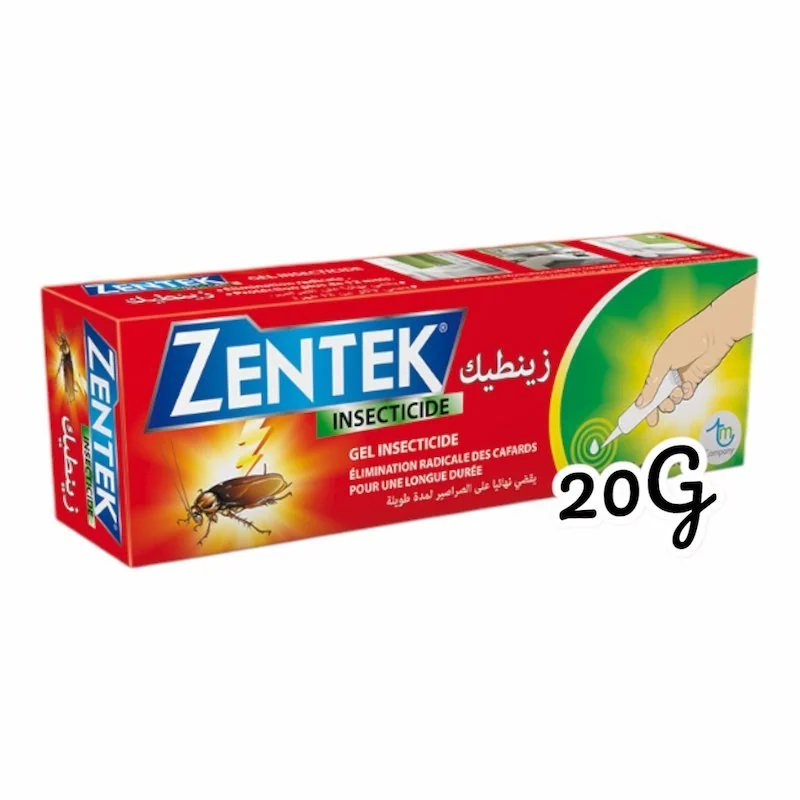 Zentek – Gel insecticide Anti cafards Tube de 20 g