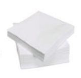 Serviettes de table — 2 plis, 30 × 30 cm, 20 × 80